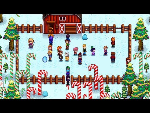 Capturing NPC's For Christmas -   Stardew Valley