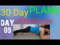 30 Day Plank Challenge || Day 9 || With Side Plank