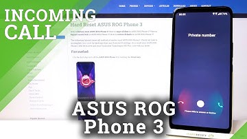 How Incoming Call Screen Looks Like in ASUS ROG Phone 3 – Calling Screen Options