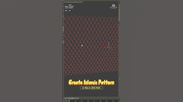 Create Islamic pattern in 3ds Max #3dsmax #interiordesign #3dexterior #islamic #pattern