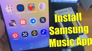 how to install samsung music app on samsung galaxy a25