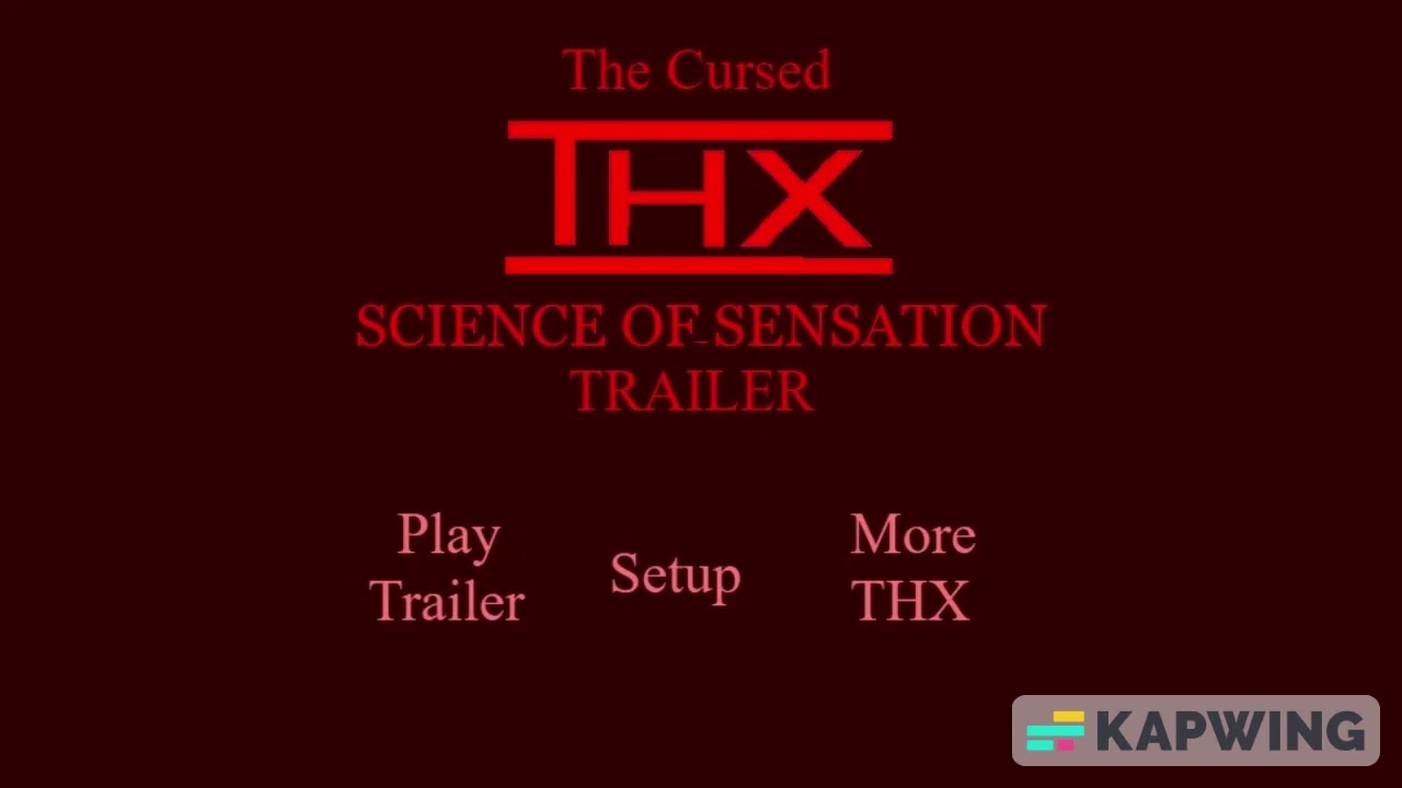 The Cursed THX Science Of Sensation Trailer