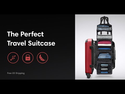 Carry-On Closet 3.0 - Solgaard Suitcase with Integrated Shelving System