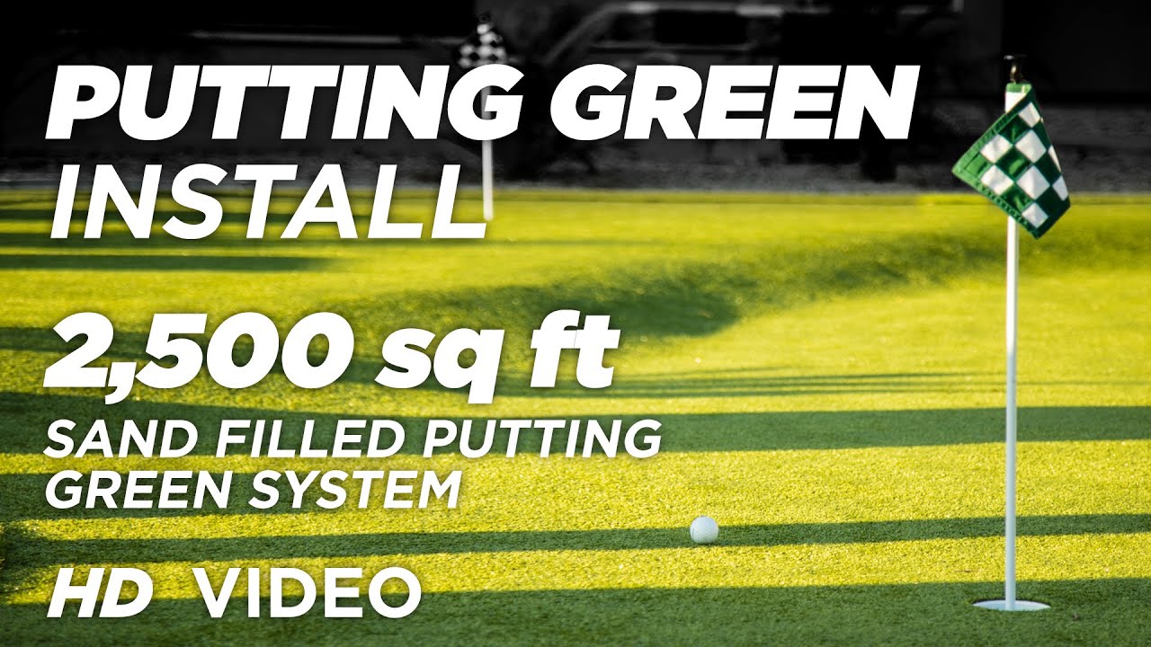TurfHub Epic Putting Green Install YouTube
