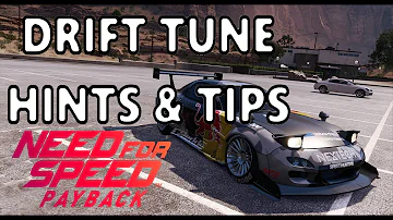 Need For Speed Payback Drift Tune, Hints and Tips