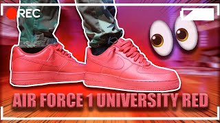 all red air force 1's