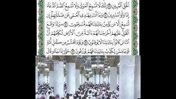 تلاوة من سورة النمل قراءة الشيخ حسين ال الشيخ