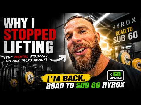 The mental battle with "LIFTING" again (why i haven't been :( ) - Road to sub 60 Hyrox