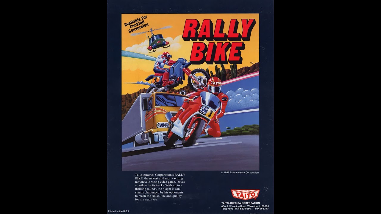 Rally Bike Arcade Soundtrack 17 America Bye Bye All Clear