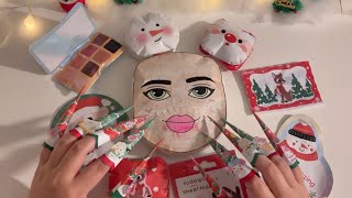 [🎄Tutorial🎄] Roblox 로블록스 Christmas🎅Cosmetics✨Skincare Baddies ASMR Satisfying💗Paper diy☃️