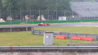 Formula 1 Schumacher's Ferrari 2004 nice downshifts @ Monza Ferrari Days