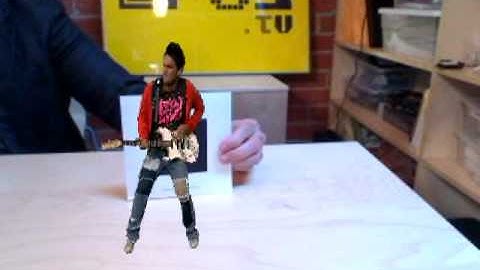 Augmented Reality Concert: Guitar and Bass Player