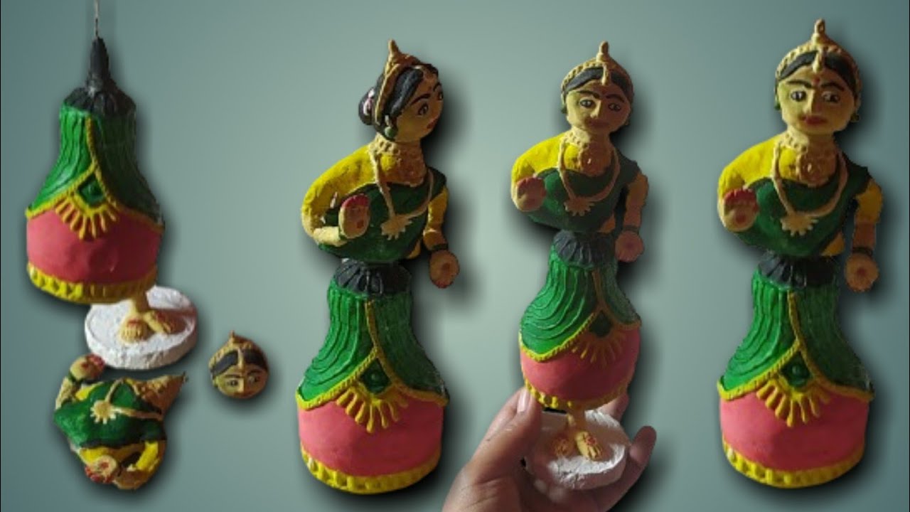 Dancing Doll Making At Home / Plastic Bottle Craft Ideas 😍😍 - YouTube