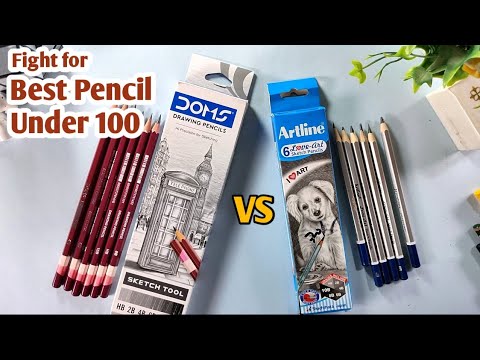 Artline vs DOMS drawing pencil | Epic Fight for Best Pencils Under