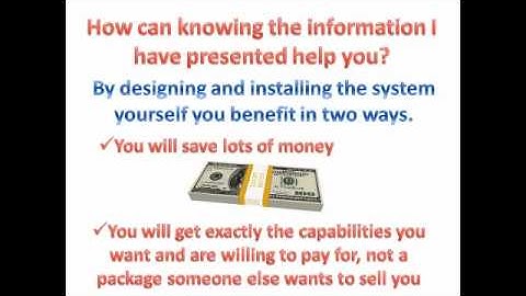 Structured Wiring Video # 1