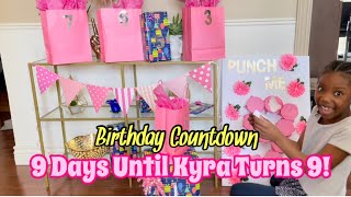 Birthday Countdown! 9 Days Of Gifts