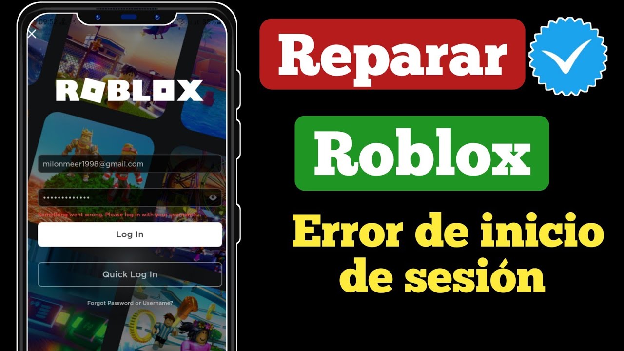 Cómo se soluciona el error de inicio de sesión en Roblox?