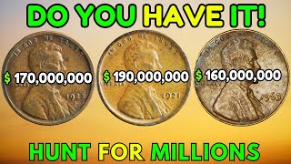 Top 5 Very Expensive USA Lincoln Pennies Coin That Could Be Worth a Fortune!
