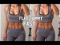 Flat Tummy Workout (SHRED STUBBORN  BELLY FAT and TONE ABS) FAST Results