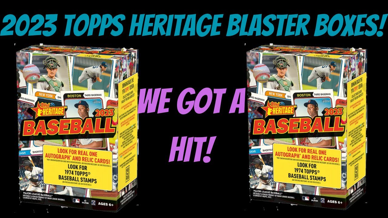2023 Topps Heritage Blaster Boxes! Can We Get A Retail Hit?!?! YouTube