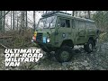 Ultimate Off-Road Military Van Follows Jeep Gladiator on Trails