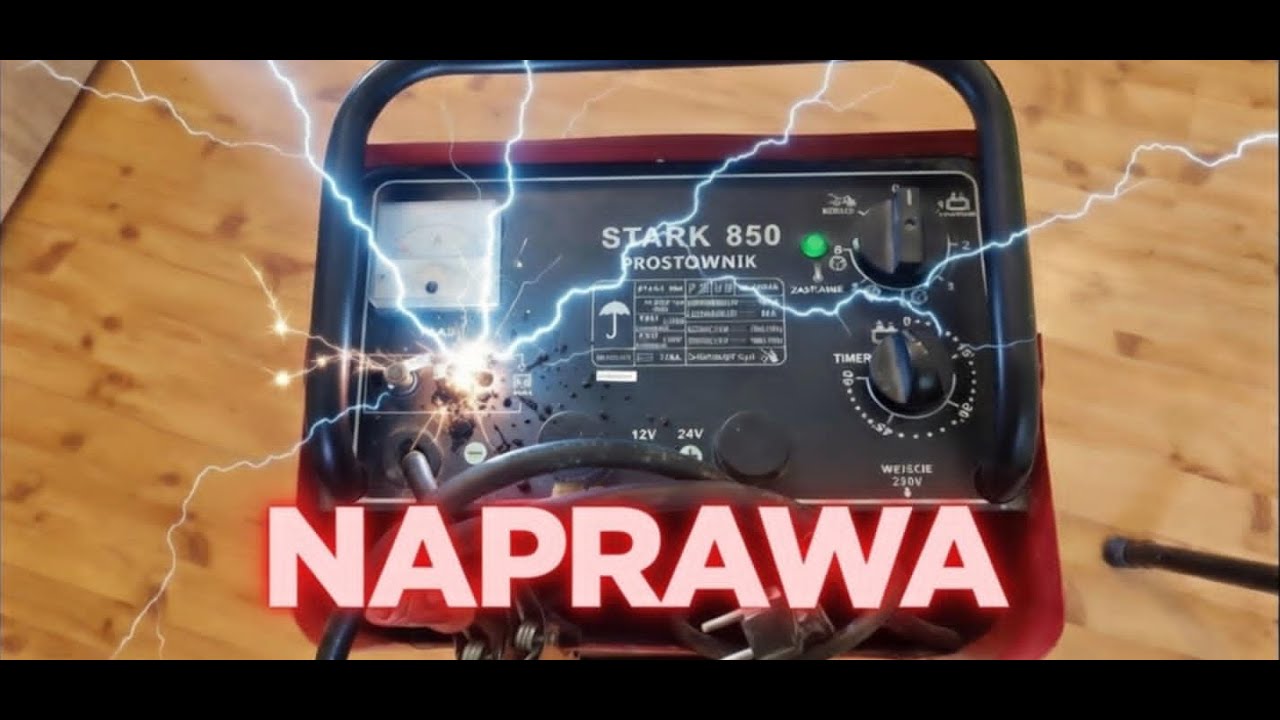 Naprawa prostownika Weldman stark 850