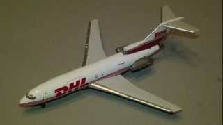 Review: Herpa Wings 512978 DHL Boeing 727-100F Reg. OO-DHM with Hush Kits 1/500 Scale