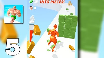 MUSCLE RUSH -SMASH RUNNING (Levels 21-25) Android & IOS Gameplay