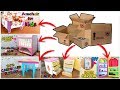 5 awesome DIY FURNITURES made WITH CARDBOARD for children ROOM | DIY CRAFTS AT HOME