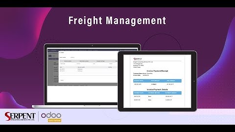 Freight Management Custom Activities & Reporting - SerpentCS  Odoo Gold Partner