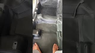 Full Black Color Floor Mat Installed 🖤✨Premium quality fitting with stylish look &amp; full floor protec