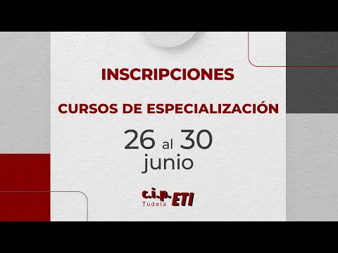 CURSOS DE ESPECIALIZACIÓN