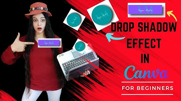 How to Create a Blurry Drop Shadow Effect using Canva in 2022 (Easy & Fun) | Shadow Effect on Text