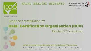 Scope of Accreditation by halal certification organisation