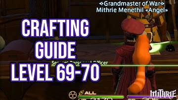 FFXIV 4.0 1162 Crafting Guide Level 69 to 70