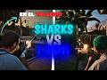 SHARKS vs LSPD | T1ROTEO CON ARM4S LARGAS | DovuXLife