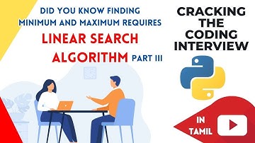 Find Minimum and Maximum number in an Array Data Structures and Algorithm in Tamil pythonfullcourse