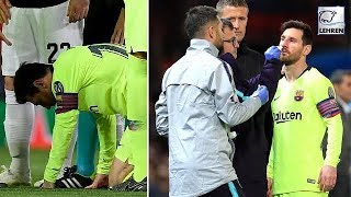 Download the 'lehren android app' - https://goo.gl/m2xnrt chris
smalling got lionel messi injured during first half of their match,
leaving him with a bl...