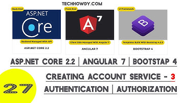 Creating Account Service in Angular 7 for Authentication and Authorization - Part 3