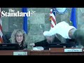 Dramatic moment defendant leaps at Nevada judge to attack her during sentencing in Vegas courtroom