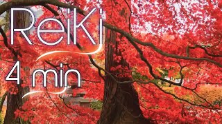 REIKI music with bells every 4 minutes - 1 minute preparation