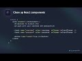 React tips: Cleaning up react components like a Senior
