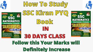 How to Finish SSC Kiran PYQ in 30 Days, Complete Strategy for Maths | SSC CGL CHSL MTS CPO GD