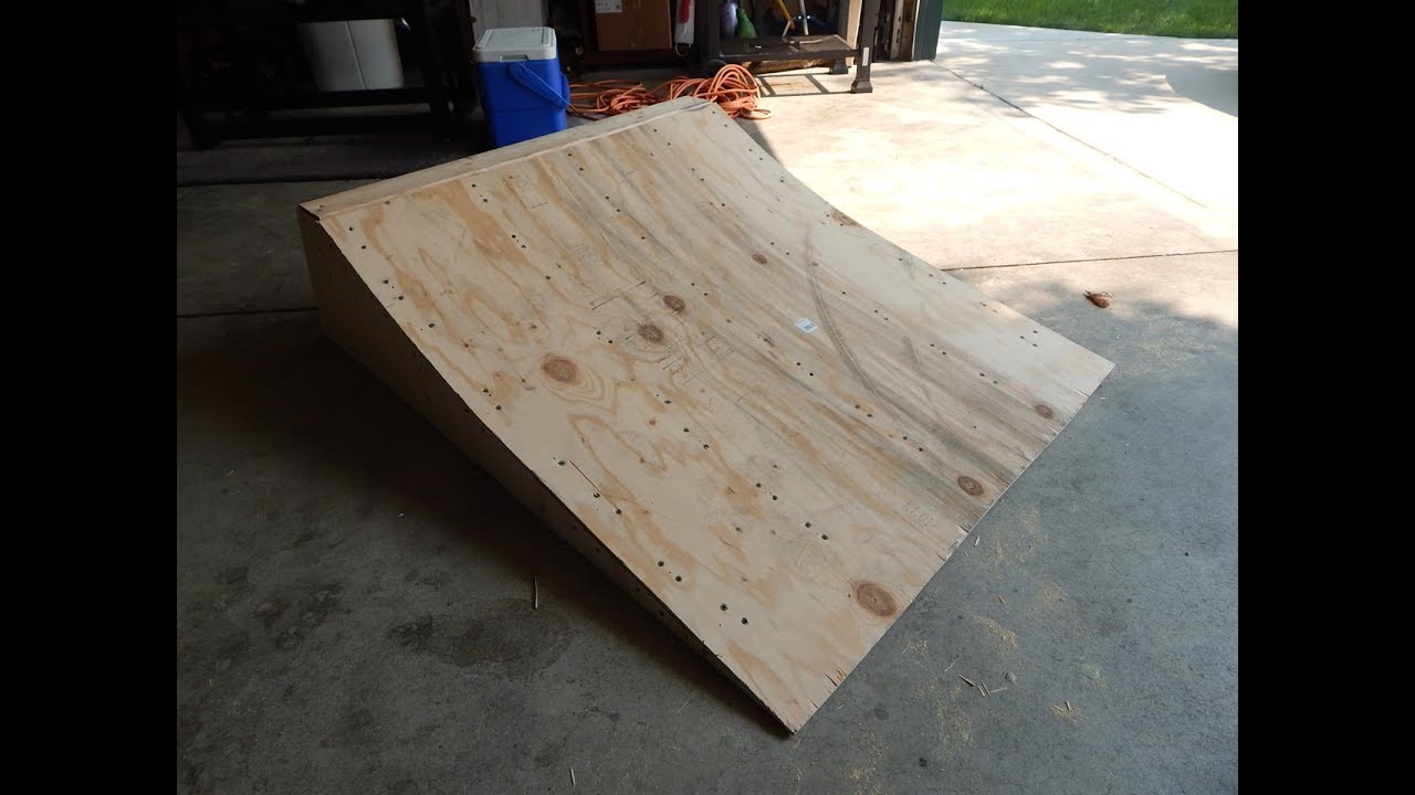Making a wood BMX kicker ramp! YouTube