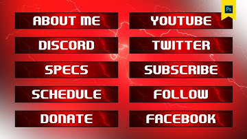 How to Make Twitch Panels using Photoshop | Twitch Panel Tutorial | Image Retouching Lab