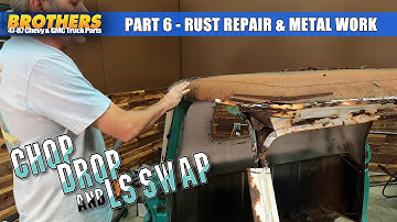 1965 C10 Chop/Drop & LS Swap - Part #6 - Metal Work, Rust Repair, Big Window Conversion, Paint