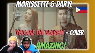 Reaction to Morissette & Daryl - You Are The Reason (cover) - AMAZING!