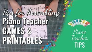 Tips for Printing, Trimming, Laminating and Assembling Piano Teaching Games screenshot 5