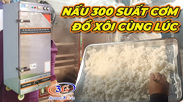 Riview thực tế: Tủ Nấu - Hấp Cơm, Xôi 12 khay có hẹn giờ|Điện máy 3G
