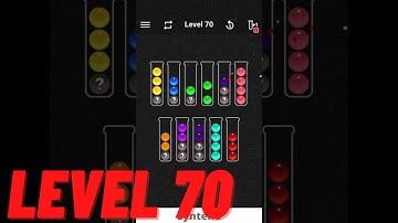 Ball Sort Color Water Puzzle - Level 70